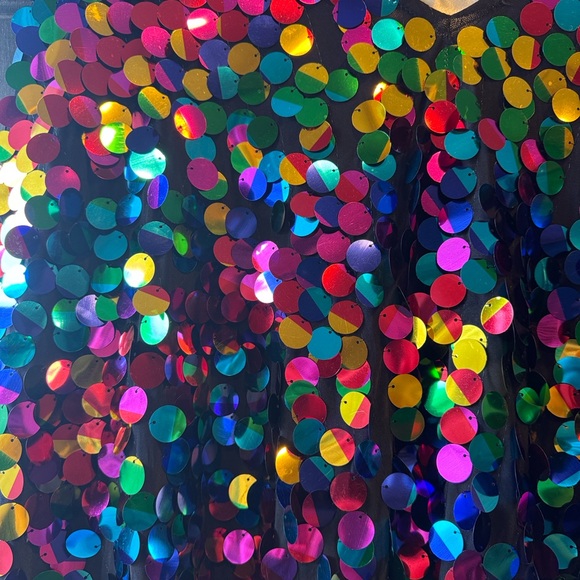 Multicolor Sequin Tunic - Picture 3 of 7